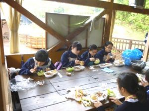 お昼ごはんの完成