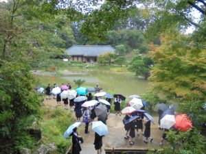 最初の見学地、浄瑠璃寺